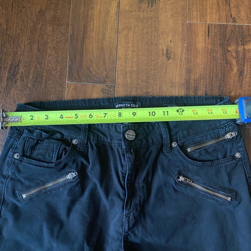Kenneth Cole Stretchy Jess Skinny Black Denim Pants - Picture 5 of 6